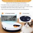 Cat Wet Food Automatic Feeder with Cooling, Semiconductor Refrigeration, with Timer, 5 Food Compartments for 330g Pet Food Each, Premium Meal Plates, Washable, for Cats (UBPET)
