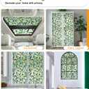 2 x Window Privacy Film Stain Glass Window Film Rainbow Window Film Window clings Non-Adhesive Reusable Decorative for Room (Mistletoe Rainbow, 17.5 x 78.7 in)