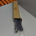 Yoga Stick 5ft Adjustable Stretching Stick, Versatile Exercise Stick Non-Slip Ends and Sponge Handles for Fitness, Flexibility and Balance, Posture Correction - Black