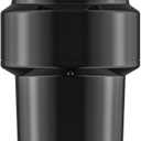 DC 1 HP Garbage Disposal Quiet 60dB with Power Cord, Continuous Feed | Food Waste Disposer with Dishwasher Hookup, 6-Stage Grinding, 3-Bolt, 120V 60Hz, 2800RPM, Titanium Stainless Steel