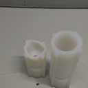 Molds, Geometric Striped Cylinder Candle Mold Stripes Column Silicone Mold, Pillar Candle Mold for Crafts Aromatherapy Candle Handmade Soap Making (2 pack)