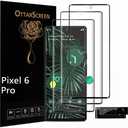 3 Pack for Google Pixel 6 Pro Screen Protector【3+1 Pack】 Pixel 6 Pro Screen Protector, Camera Lens Protector, 9H Hardness Tempered Glass Screen Protector for Google Pixel 6 Pro, 2 Pack