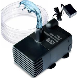 Automatic Small Sump Pump with Water Sensor, 8 FT Lift 70 GPH 115V/230V Mini Condensate Pump with Float Switch, Water Removal for Dehumidifier, Air Conditioner, Ice Maker, Basement, Auto On Off (Black)