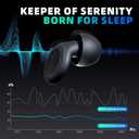 30dB Reusable Noise Cancelling Ear Plugs for Sleeping, Travel, Focus, Work, Concerts - Silicone Hearing Protection Earplugs with 8 Ear Tips, Storage Case and Lanyard (Black) (Medium)