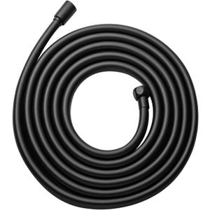 OFFO Ultra-Flex Shower Hose, Premium RV PVC Handheld Shower Head Hose Flex Hoses Extension with Brass Insert and Nut for Bathing Pet Bathing, 100 in Matte Black