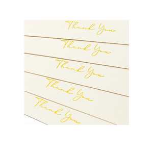 Crisky 50 Pack Thank You Cards With Envelopes & Stickers, Printable Ivory Bridal Shower Graduation Thank You Cards Small Business, Wedding Baby Shower Birthday Funeral Notes Bulk