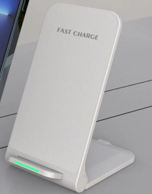 Fast Wireless Phone Charging Stand (White)