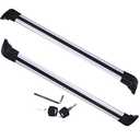 43" Aluminum Roof Rack Rail Cross Bar Cargo Luggage Carrier w/Lock for SUV