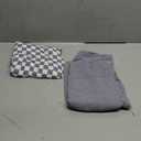 Muslin Baby Lounger Cover 2 Pack, 100% Cotton Infant Lounger Cover, Soft & Breathable Replacement Slipcover, Compatible with Snuggle Me Newborn Lounger (Tradewinds,Tradewinds Check)