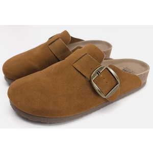 SM New York Women's Suede Clogs, Size 8M