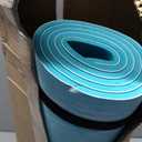 UMINEUX Extra Thick Yoga Mat, 2/5 Inch (10MM), Natural Rubber and TPE Non Slip Yoga Mats with Strap for Women Men, Eco Friendly Exercise Mat for Yoga, Pilates and Home Workout (Tiffany Blue)