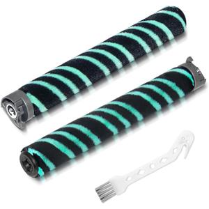 HZ4002 HZ4000 Soft Brush Roller Replacement Parts Compatible with Shark POWERDETECT Ultra-Light Corded Stick Vacuum with DuoClean Detect, 2 Brushrolls, 1 Cleaning Brush, 566CU4000
