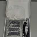 Charging Station for Multiple Devices - 4-Port 20W PD USB-C Charger for iPhone iPad Smartphones Tablets,Universal Compatibility, Detachable Baffle Design (grey)