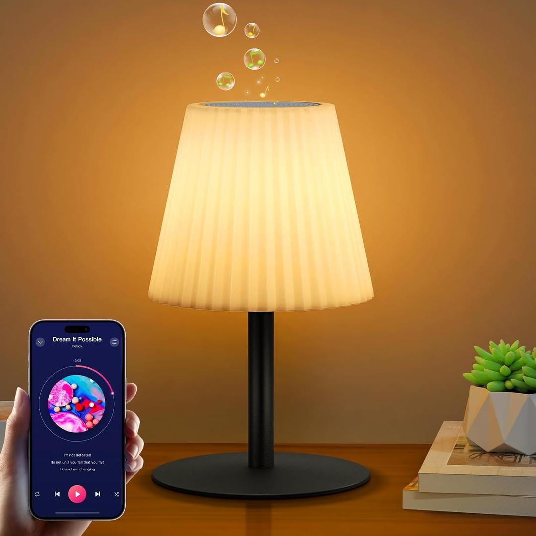 Shower Lamp with Dual Pairing Speaker, IP44 Water-Resistant Cordless Outdoor Table Lamp with Speaker RGB Lights, Rechargeable Portable for Outdoor & Inside Shower, Bathroom Patio Garden Party (1 Pack) Shower Lamp with Dual Pairing Speaker, IP44 Water-Resistant Cordless Outdoor Table Lamp with Speaker RGB Lights, Rechargeable Portable for Outdoor & Inside Shower, Bathroom Patio Garden Party (1 Pack)