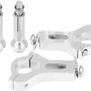 Motorcycle Handguards,22mm Motorcycle Hand Guard Handguards Fat Clamp Mounting Kit Motorbike Component for most of motorcycle,motocross with 22mm modified handlebar Handguard Mounting Hardware