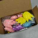 24 Pcs Easter Tree Ornaments 2.7 Inch 3D Spring Tulip Tree Decorations Plastic Pastel Tulip Hanging Ornaments Colorful Flower Floral Balls Decorations for Home Easter Party Favors Gifts