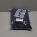 Navy Blue Sheer Curtains 84 Inches Long for Living Room Pom Pom Modern Boho Voile Drapes Window Semi Sheer Transparent Dark Blue Sheer Curtain for Bedroom Boys Kids Room 2 Panels Back Tab 52x84 Length