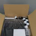 Marquee Letters Black Birthday Decorations: Large 4 Feet Tall Light Up Letters for Party Decor Baby Shower Big Foam Cardboard Letter P