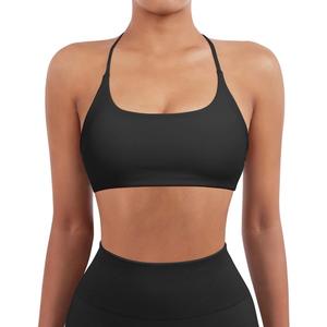 SUUKSESS Women Open Back Sports Bra Pack Strappy Workout Gym Yoga Crops