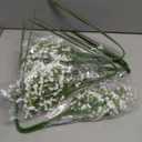 Waipfaru 15Pcs Babys Breath Artificial Flowers, Baby Breath Flowers Artificial Bulk, Real Touch Fake White Flowers, Faux Babies Breath Gypsophila for Wedding Home Decor Floral Arrangement