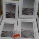 Povrgive Picture Frames, Made of Real Glass and Wooden Frame, Gallery Photo Frames Set of 10 for Collage Wall Decor, Multi Sizes Including 8x10, 5x7, 4x6 for Mounting or Tabletop Display, White