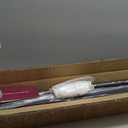 VIVOSUN 2-Pack Outdoor Handrail, 3 Step Stair Handrail, 40" x 36" Fits 1 to 3 Steps, Wrought Mattle Iron Handrail for Concrete Steps, Porch Steps, One-Step Assembly, 2 Packs, Black