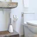 simplehuman Plunger and Toilet Brush Bundle, White