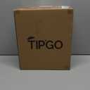 TIPGO Small Metal Trash Can, 2.1 Gallon Slim Trash Can for Bathroom, Wastebasket Garbage Bin for Bedroom, Office, Kitchen, Under Sink (Matte Black)