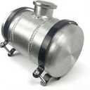 1 Gallon Spun Aluminum Gas Tank 6" x 10" Center Fill 1/4" NPT Outlet, For Mini Bike, Go Kart