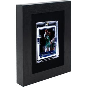 Sports Card Display Box with EVA Foam Protection, Vertical or Horizontal Wall Mounting Trading Card Storage Frame for Displaying Magnetic Card Sleeves, 1 Grid, Card Sleeve Not Included