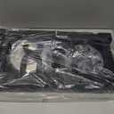 Jovrun Elevated Dog Bowls for Medium Large Size Dogs, Non-Slip Dog Feeder with 1*Stainless Steel Dishes & 1*Slow Feeder Bowl, 5 Heights Adjustable Raised Bowls to 3.15-8.66-9.84-11.02-12.2 (Black)