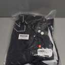 KANSOON Varsity Jacket Women Motorcycle Racer Detachable Letter Graphic Jackets Vintage Color Block Baseball Coat (Small, Black)