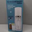 SodaStream Terra Sparkling Water Maker (White) with CO2 and Dishwasher Safe Bottle