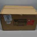 Wall Mount Bathroom Vessel Sink, 17.8 Floating Ceramic Basin for Small Bathroom with Pop-up Darin, No Overflow, White