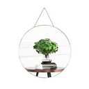 Funerom Round Wall Mirror 15.4 Inches Circle Mirror Bathroom Mirrors,Sliver
