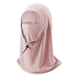 Detachable Balaclava Ski Mask, UV and Dust Resistant Face Mask, Lightweight, Breathable, Suitable for Cycling,Hiking (Black)