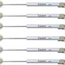 6 Pcs 100N/22.5lb Gas Struts 10inch Cabinet Struts Cabinet Shocks Cabinet Door Lift Pneumatic Support (Silver)