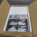 Farmhouse Medicine Cabinet - 3-Tier Wall Mounted Storage Organizer with Adjustable Shelves, Towel Bar, 5 Hooksfor Small Bathroom, Laundry Room, Over Toilet, Living Room, Bedroom (White) (15.79 inches x 7.87 inches x 24.4 inches)