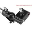 Umbrella Holder, 360 Adjustable Stainless Steel Portable Umbrella Stretch Mount Supporter Umbrella clamp for Chair, Chair Wheelchair (Black)