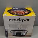 Crock-Pot 7 Quart Programmable Slow Cooker with Digital Timer, Food Warmer, Polished Platinum, Perfect for Everyday Meals and Entertaining