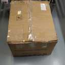 Upholstered Dining Chairs Set of 1 with Casters, Wingback Modern Side Armless Deskchair with Rollers for Diningroom Bedroom Livingroom Reading Room, Linen Fabric