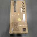 VASAGLE LIRY Collection - Shoe Cabinet, 3-Tier Storage Organizer, Shoe Shelf, Farmhouse Freestanding Cabinet, Height-Adjustable Shelf, 13.8 x 31.5 x 27.6 Inches, Rustic White ULBC038W01