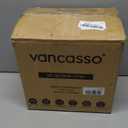 vancasso Bonita Pasta Bowls Set of 6, 38 oz Shallow Ceramic Bowls for Pasta, Salad, Soup & More - Microwave, Dishwasher & Oven Safe - Assorted Colors