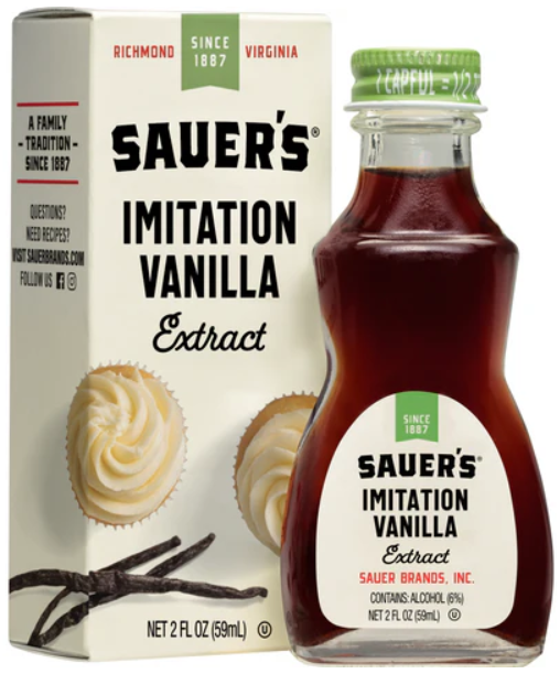 Sauer's Imitation Vanilla Extract 2oz (59 mL)