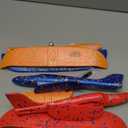 3 Pack Airplane Launcher Toy, 12.6" Foam Glider Led Plane, 2 Flight Mode Catapult Plane for Kids Outdoor Sport Flying Toys Gifts for 3 4 5 6 7 8 9 10 12 Year Old Boys Girls (Red&orange&blue)