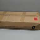 tinge Lira Premium 4 Drawer Fabric Dresser - Solid Wood Frame Chest of Drawers for Bedroom - Strong & Sag-Proof Clothing Organizer with Sleek Metal Handles (Dark Brown)