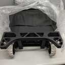 Teachers Rolling Tote Cart, Tote Bag with Wheels Spacious Wheeled Storage for Teachers: Holds Sewing Supplies, Laptop & Books