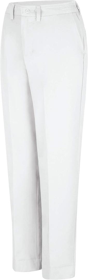 Red Kap Women's Elastic Insert Work Pant (White) 
22W x 28L