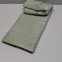 MIULEE Sage Green Linen Curtains 84 Inch Length 2 Panels Set for Living Room Bedroom Semi Sheer Light Filtering Farmhouse Rod Pocket Long Soft Thick Linen Textured Window Drapes W42XL84