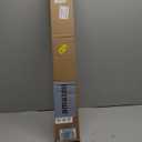 LazBlinds No Tools No Drill Cordless 1" Vinyl Mini Blinds, 100% Blackout Blinds for Indoor Windows, Room Darkening Privacy Window Blinds and Shades for Interior, 34" W x 64" H, White